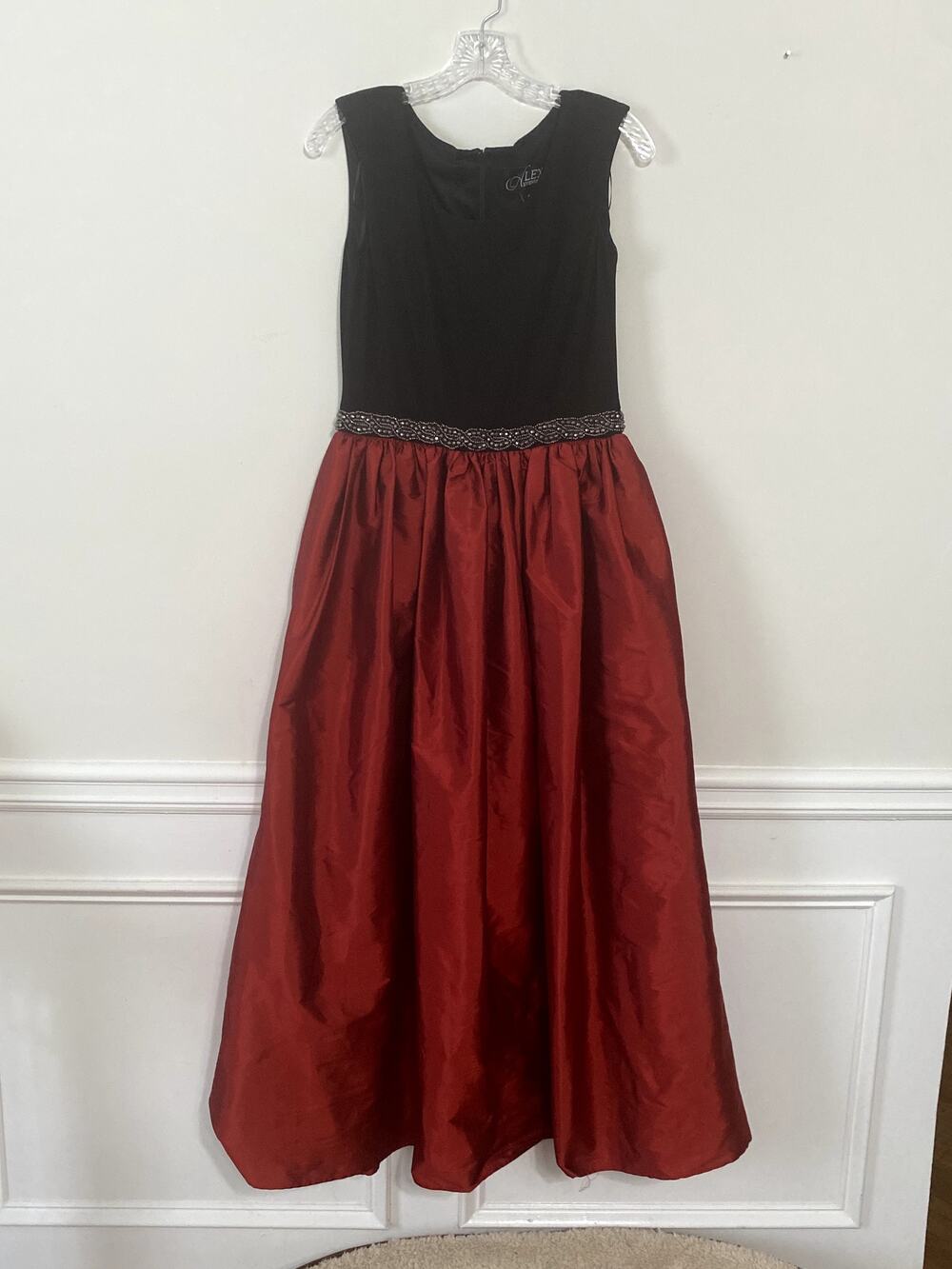 Red & Black Formal Gown